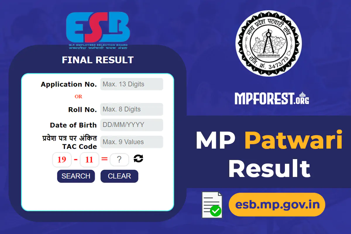 MP Patwari Result 2023