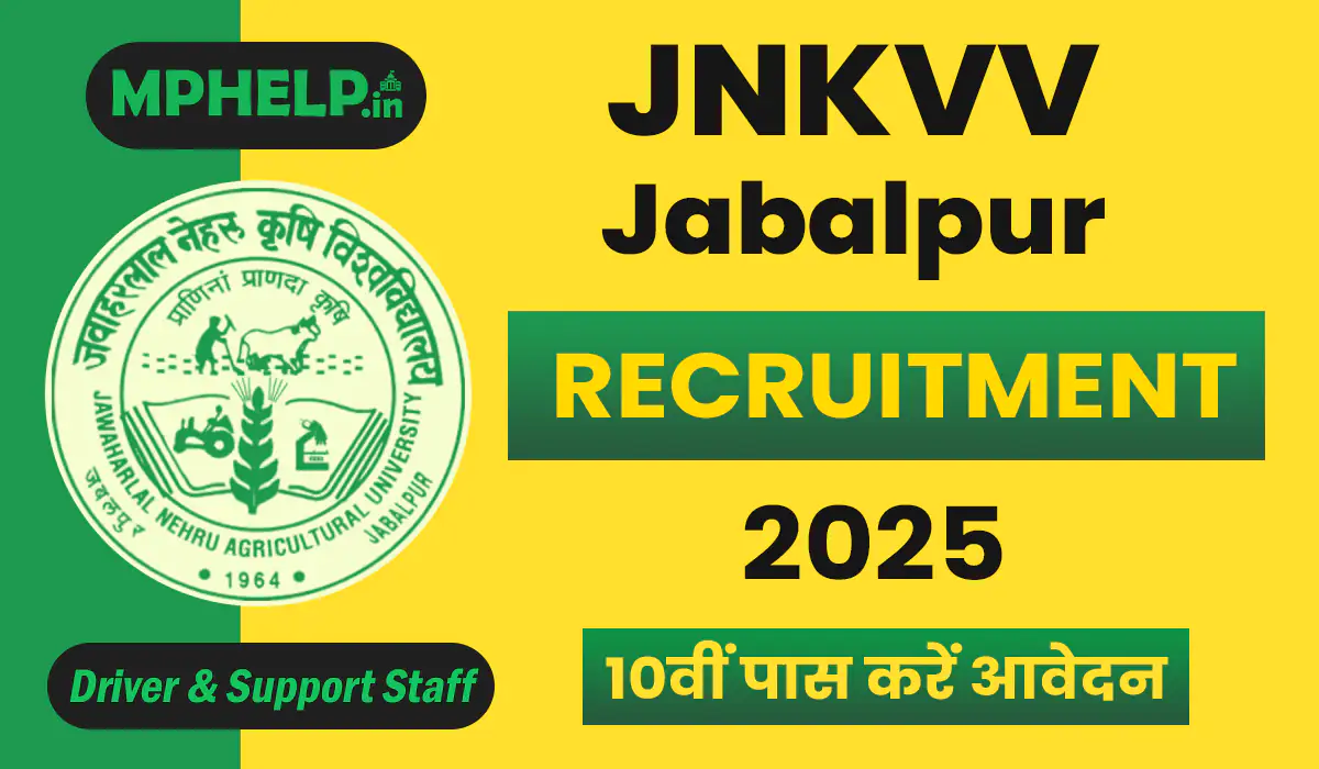 JNKVV Jabalpur Recruitment 2025